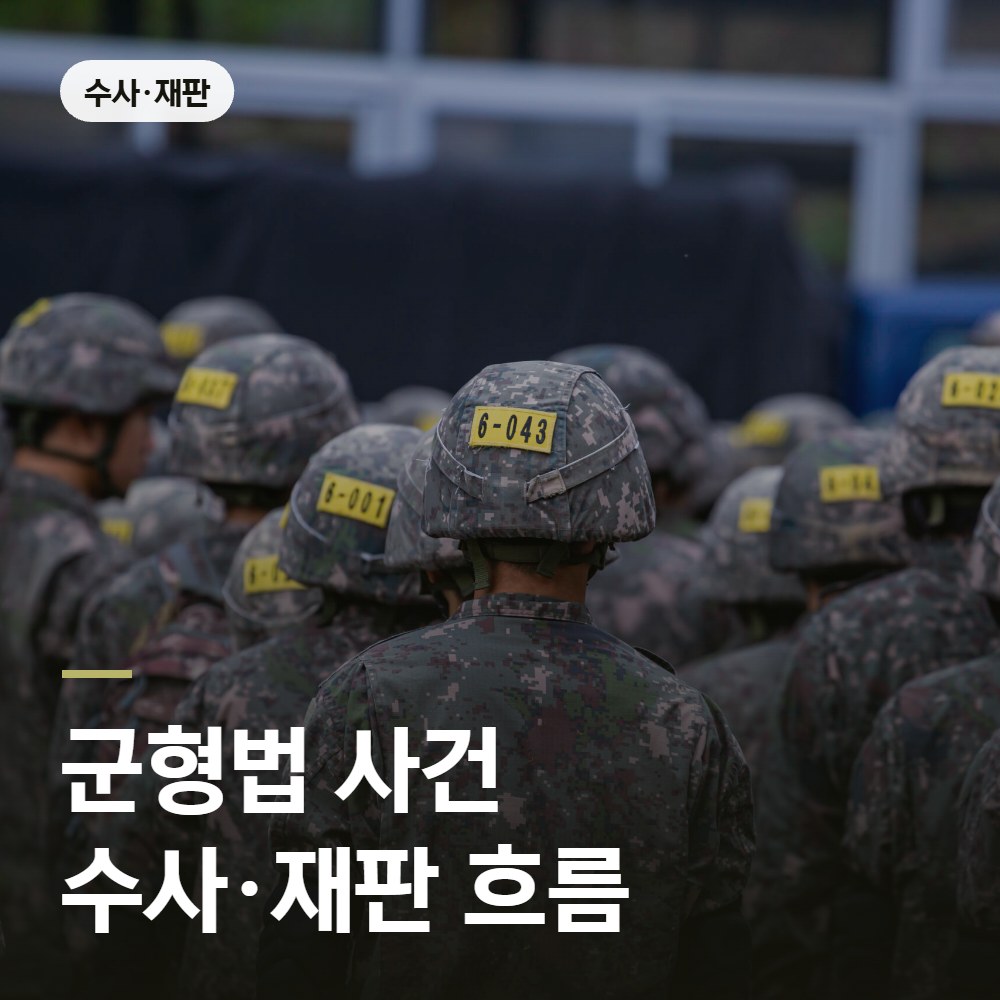 군형법 사건 수사·재판 흐름 - 군사법원 변호사 안내